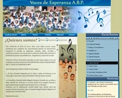 Voces de Esperanza-diseño paginas web